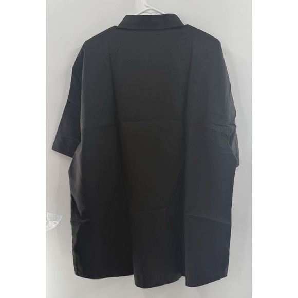 Men's Casual Button Down Shirts Wrinkle-Free Short Sleeve Business Dress Sz 2XL - Picture 2 of 15